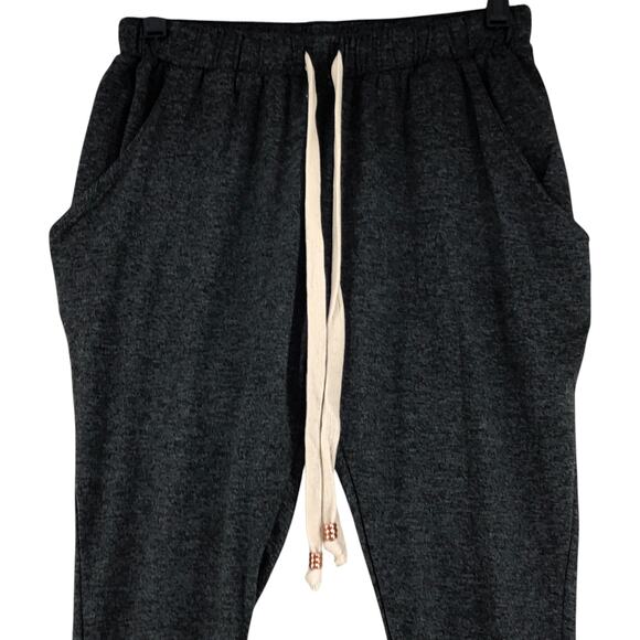 Crow Collective Women Size Petite Pants Journey Lounge Stretch Charcoal USA Made - Picture 2 of 10